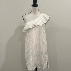 Cloth & Stone White One Shoulder Dress Size XS